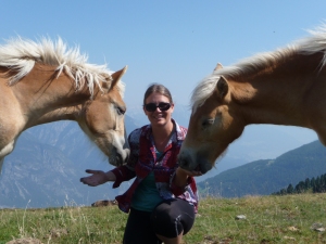 We found Dutchy ponies in the alps!!!!